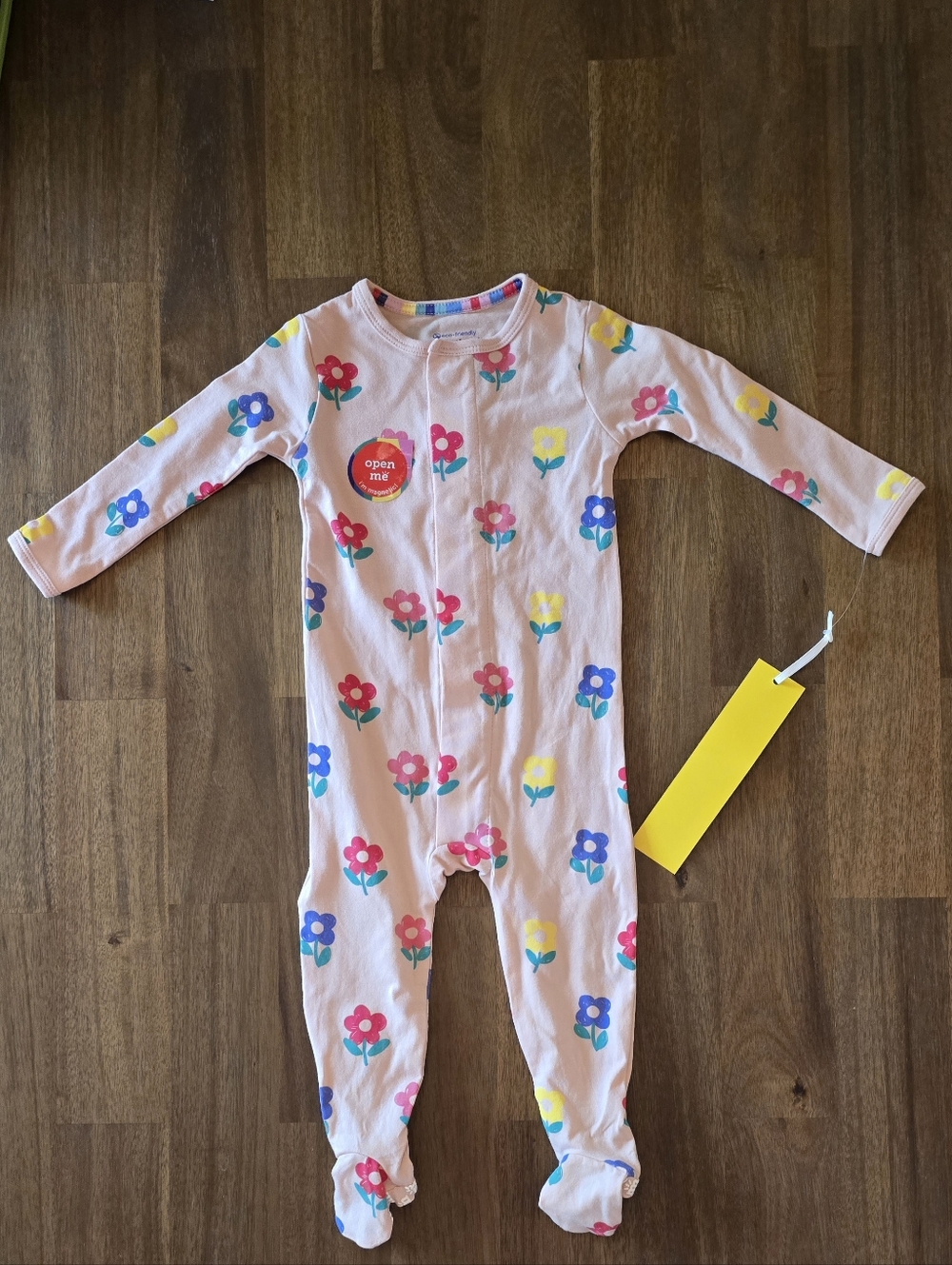 Magnetic Me Cloudstretch Footie Sleeper - Pink Floral